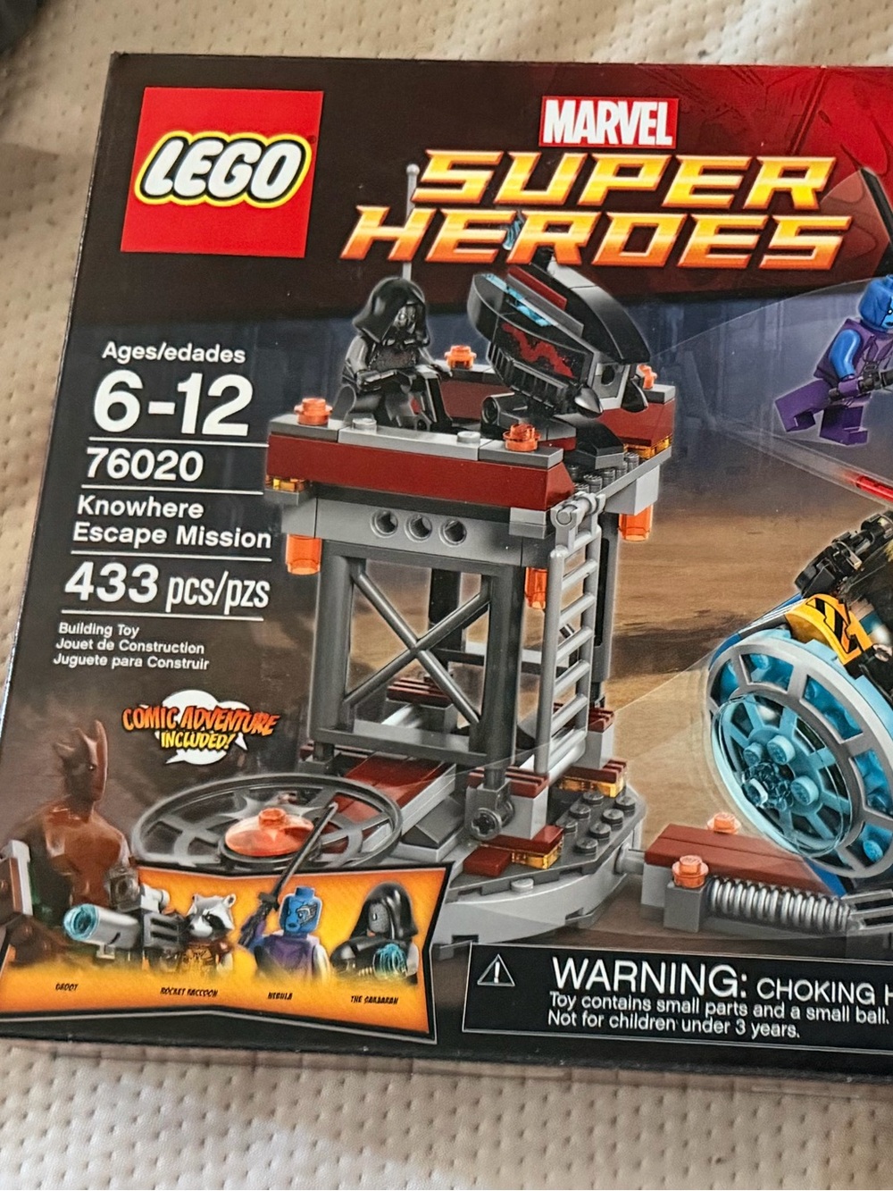 LEGO Marvel Super Heroes 76020 Knowhere Escape Mission 433 pcs Box